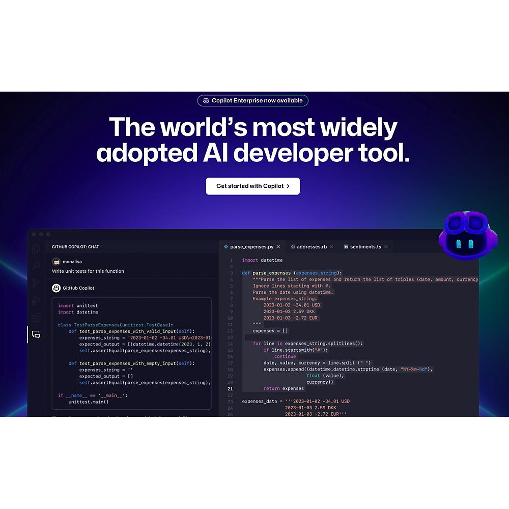 GitHub Copilot – AI-Powered Code Assistant for Developers