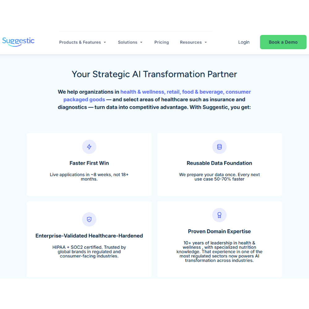 Suggestic – AI-Powered Precision Eating & Wellness Platform