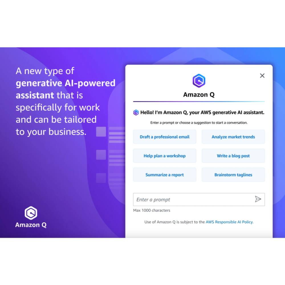 Amazon Q – AI-Powered Enterprise Assistant for Business Productivity