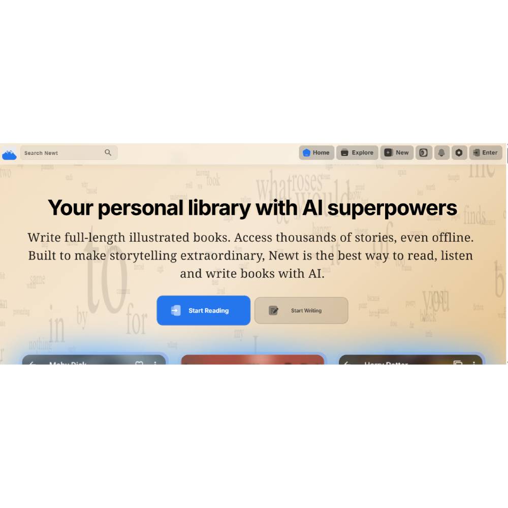 Newt – AI Story Creator & Scriptwriting Studio