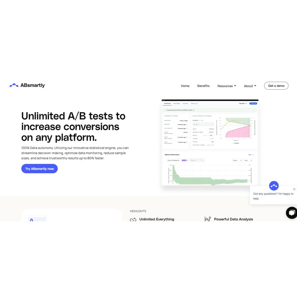ABsmartly – High-Velocity A/B Testing & Experimentation Platform