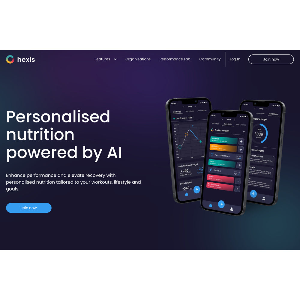 Hexis – AI-Driven Athletic Fuel & Personalized Training Nutrition