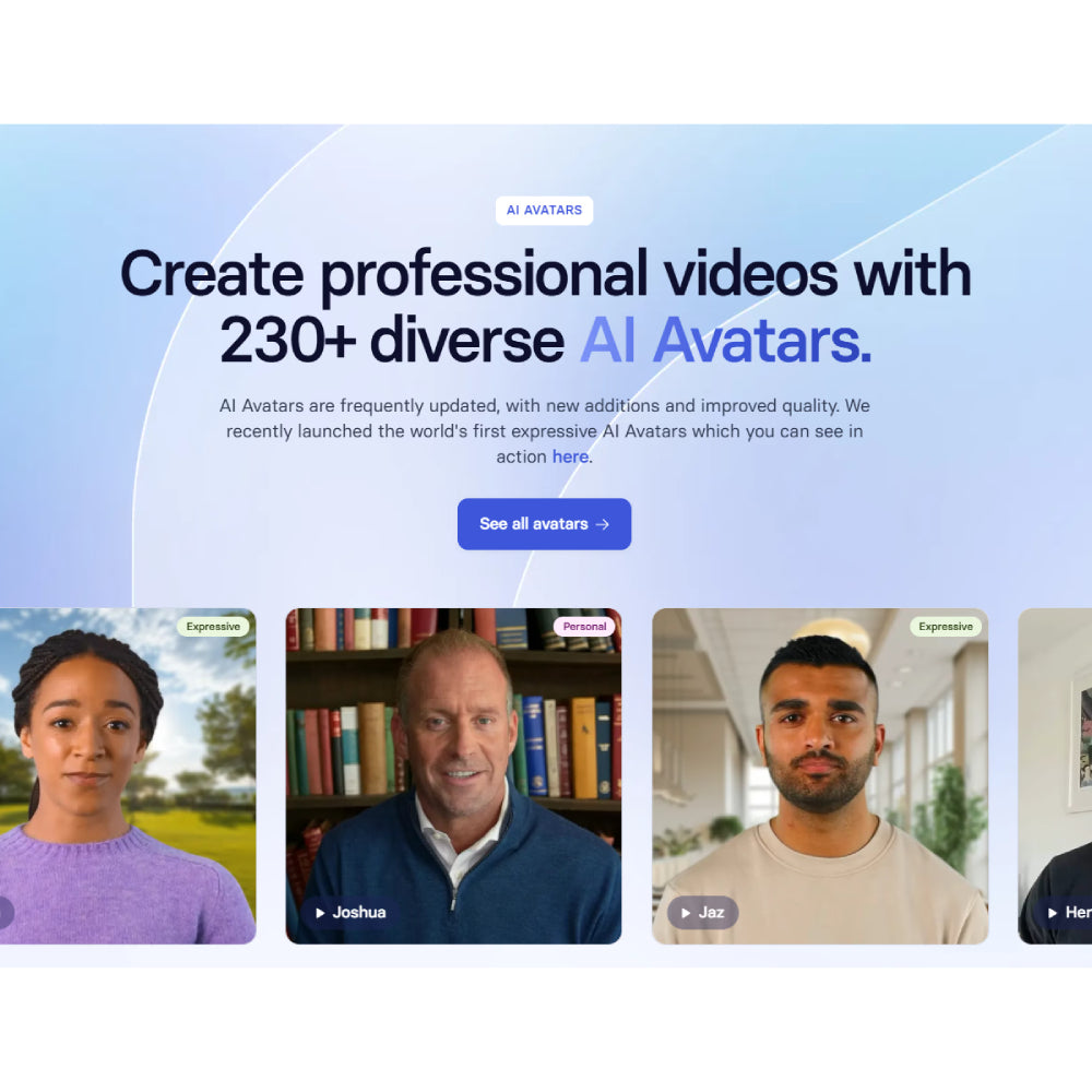 Synthesia – AI-Powered Video Generation Platform