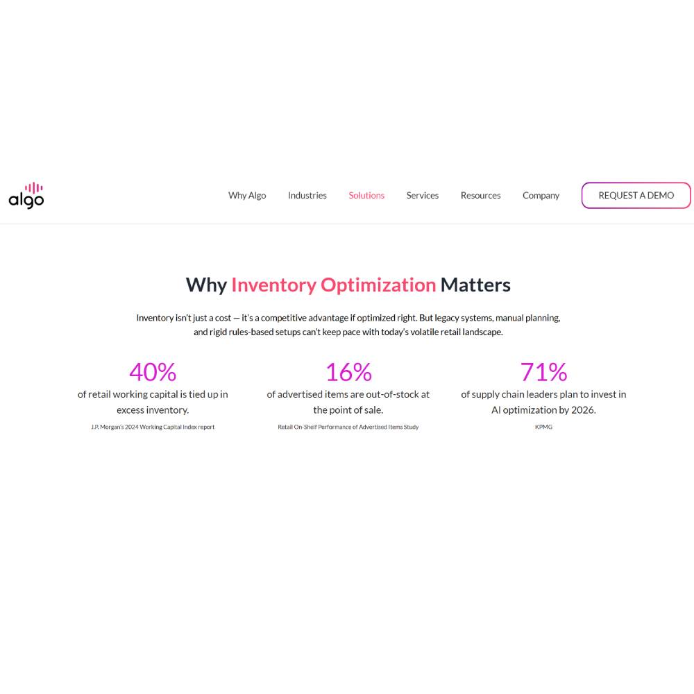 Algo – AI-Powered Demand Forecasting Solution