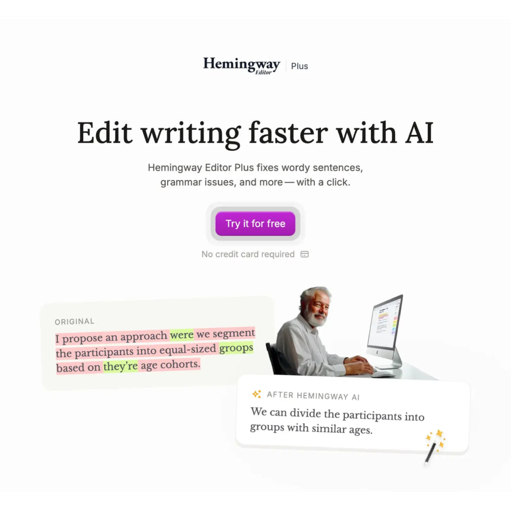 Hemingway Editor – AI Writing & Readability Enhancement Tool