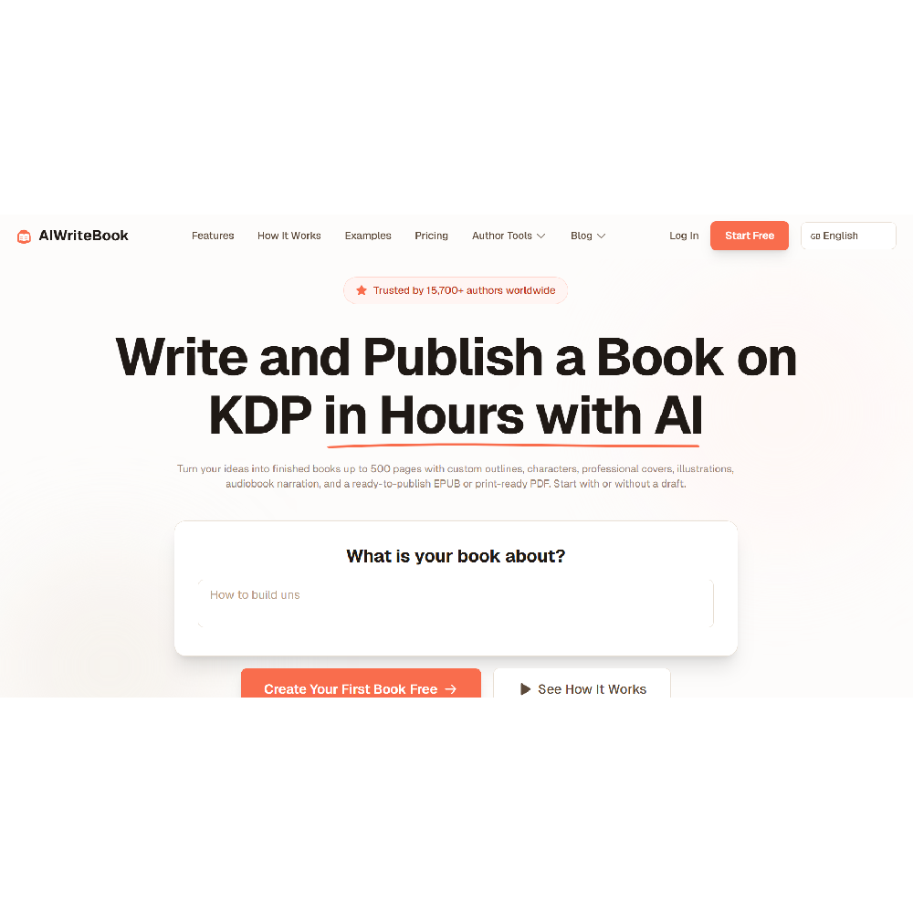 AI Write Book