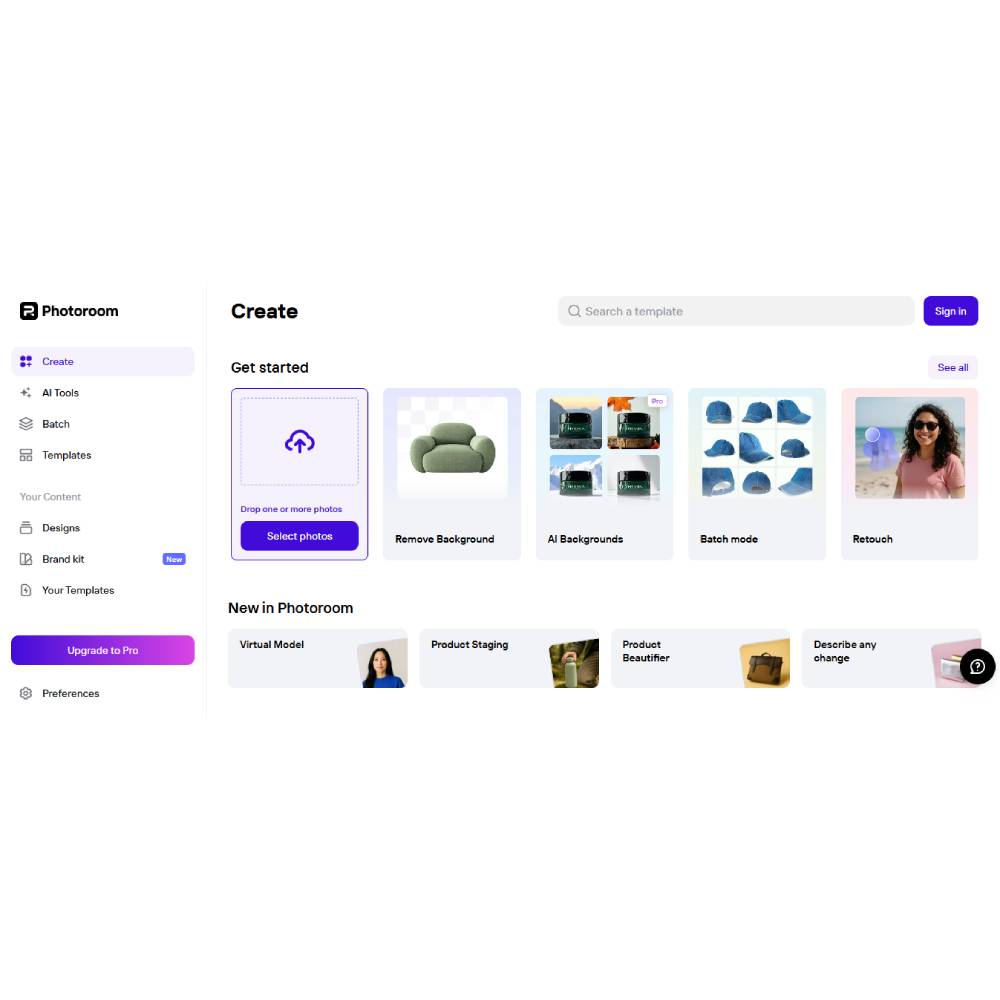 Photoroom – AI Photo Editing and Background Removal for E-commerce & Marketing