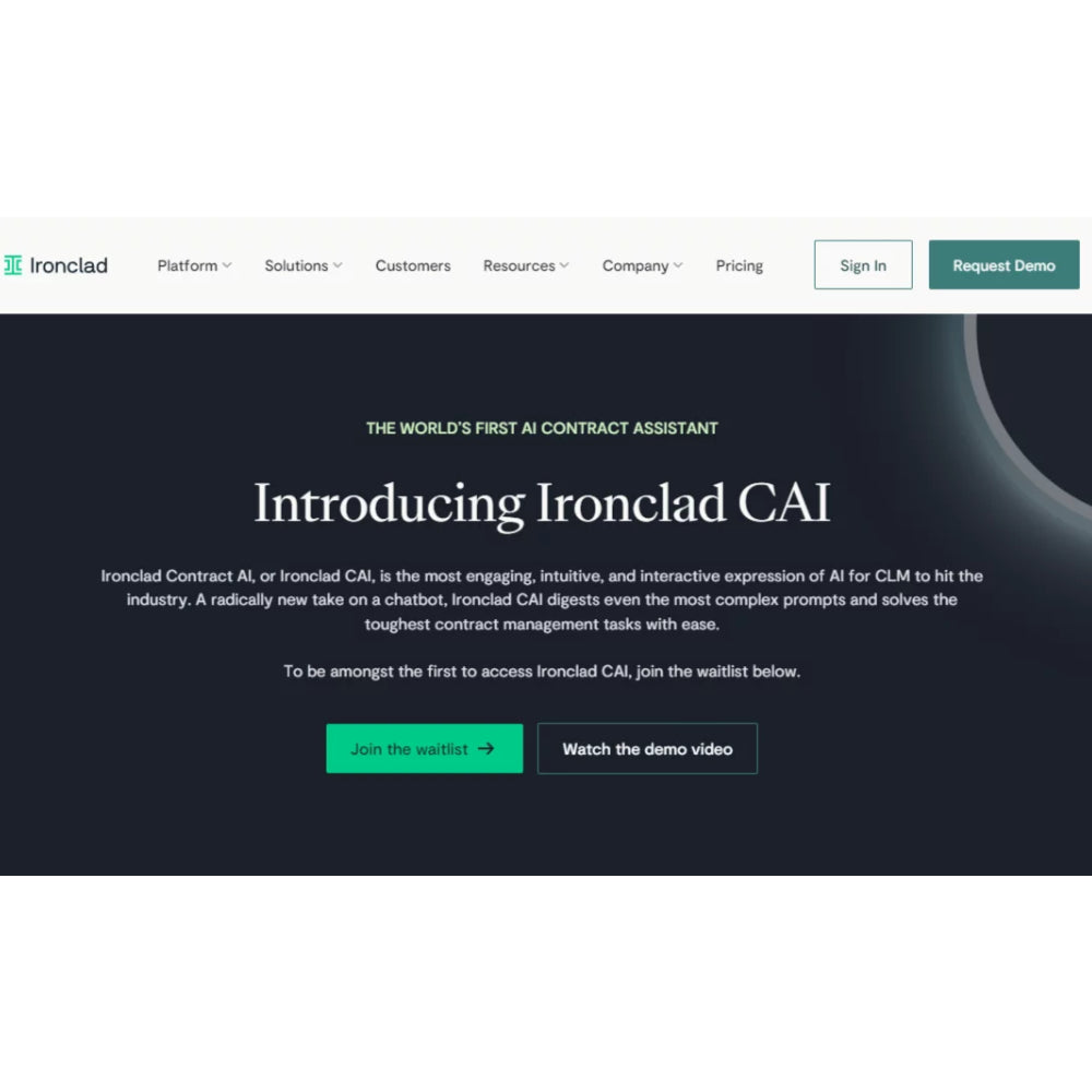 Ironclad – AI-Powered Contract Lifecycle Management