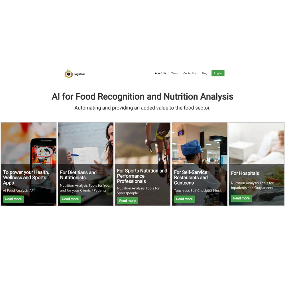 LogMeal – AI Food Recognition & Nutritional Tracking API
