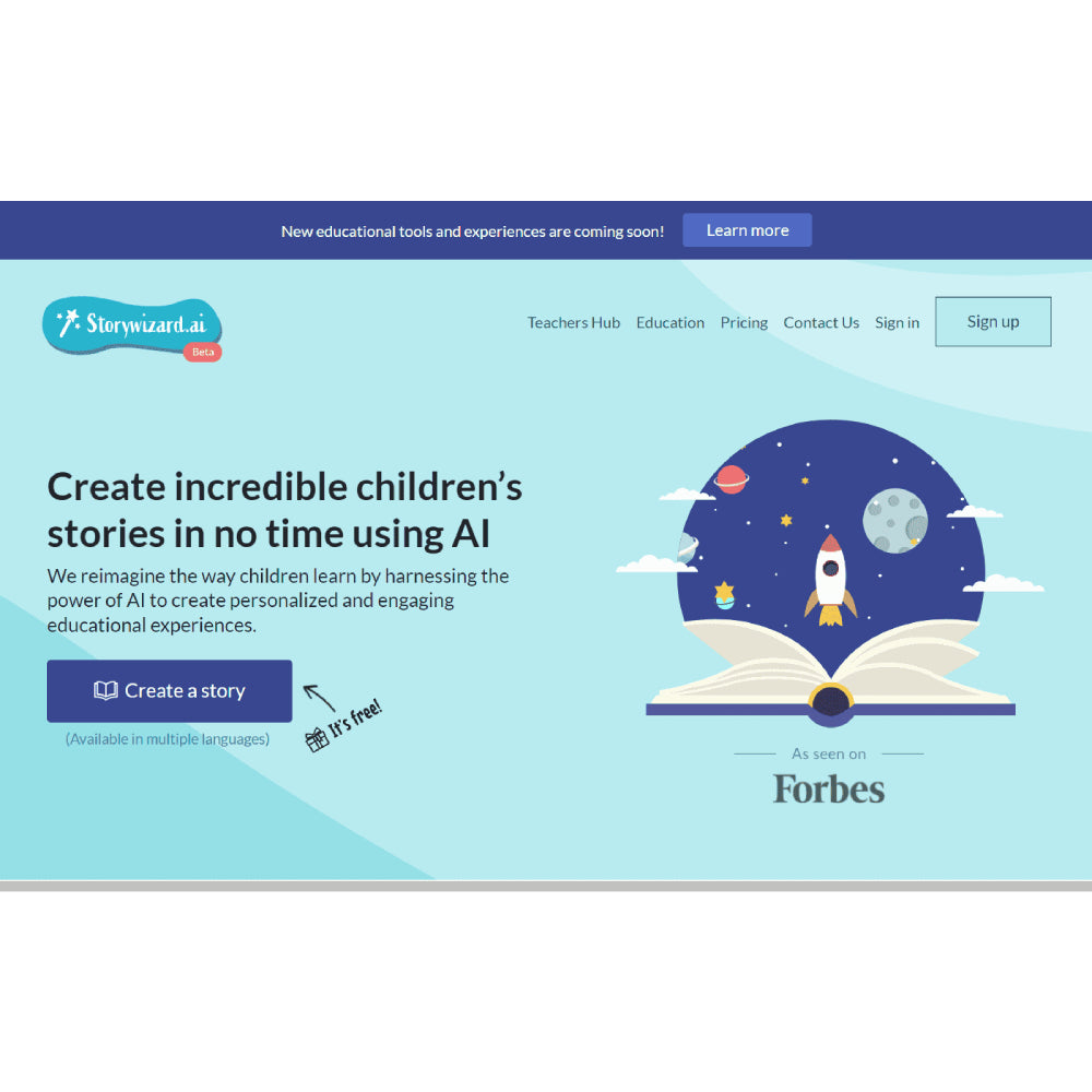 Storywizard.ai – AI-Powered Personalized Learning & Storytelling for Kids