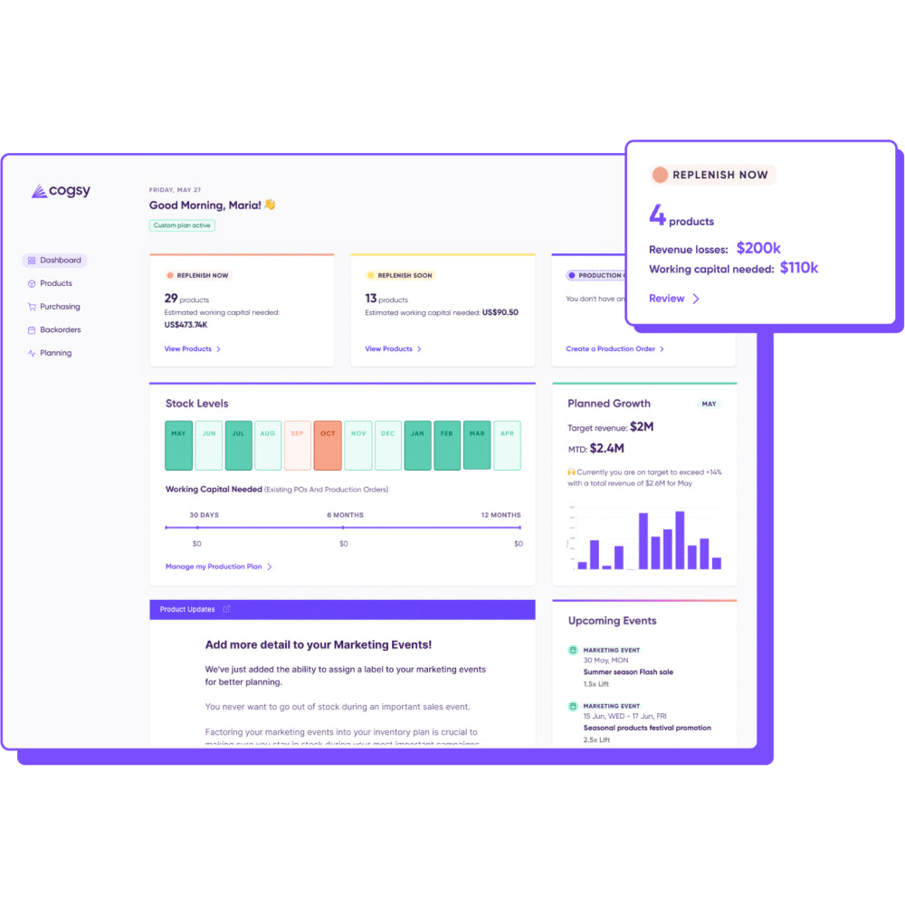 Cogsy – AI-Powered Demand Forecasting & Inventory Management