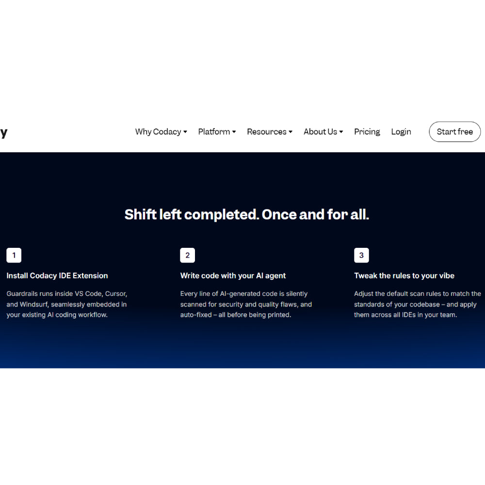 Codacy – AI-Powered Code Quality & Analysis Tool