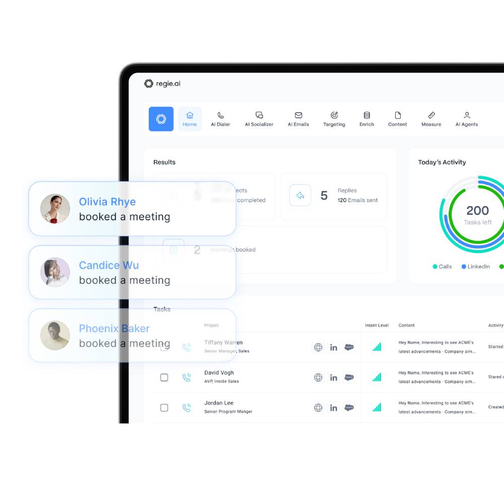 Regie.ai – AI-Powered Sales Enablement & Outreach Automation Platform