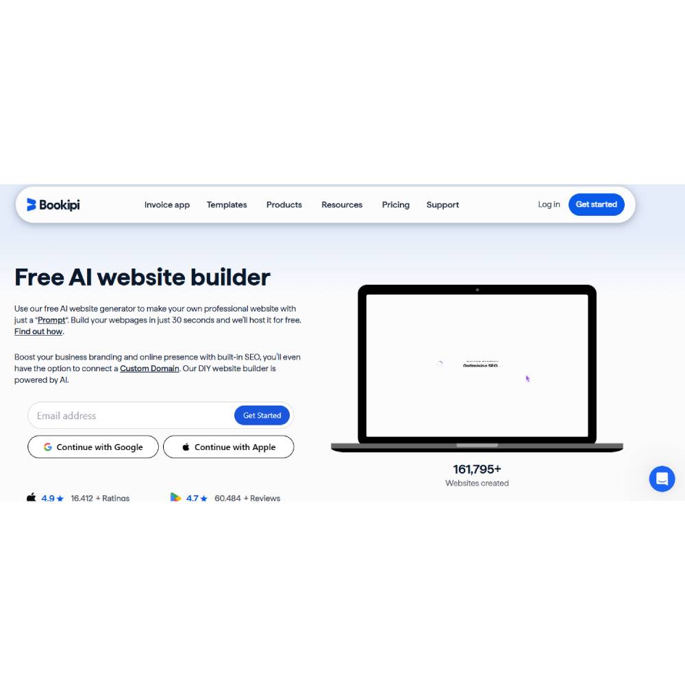 Bookipi AI Website Builder – Fast, Smart, and No-Code Site Creator