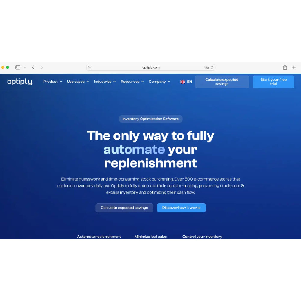 Optiply – AI-Powered Inventory Optimization & Procurement Management