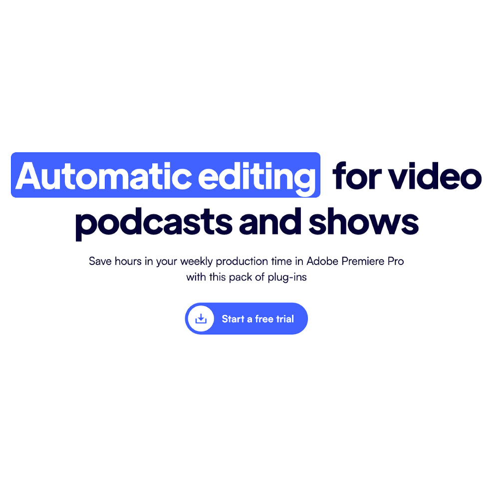 AutoPod – AI-Powered Podcast Editing for Adobe Premiere Pro