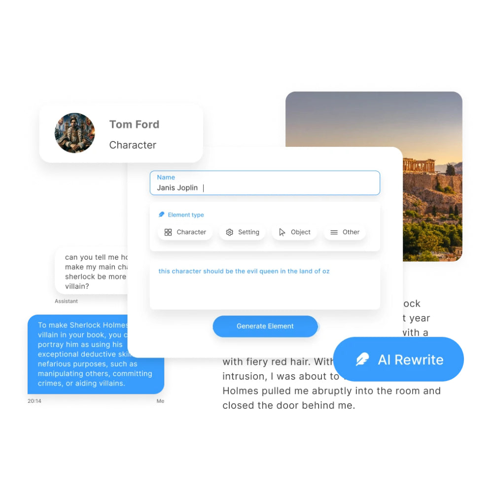LivingWriter – AI-Assisted Writing Platform for Authors & Novelists