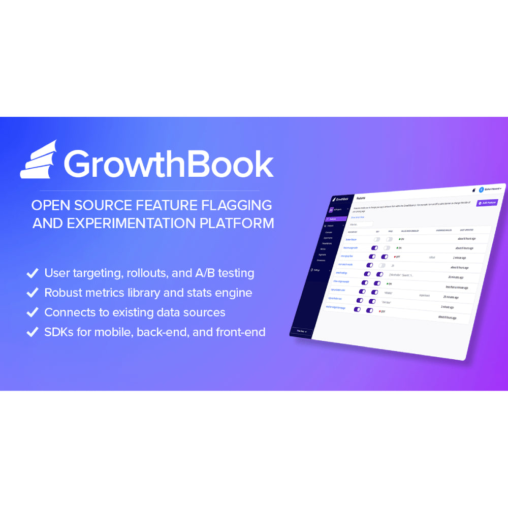 GrowthBook – Open-Source A/B Testing & Feature Flag Platform
