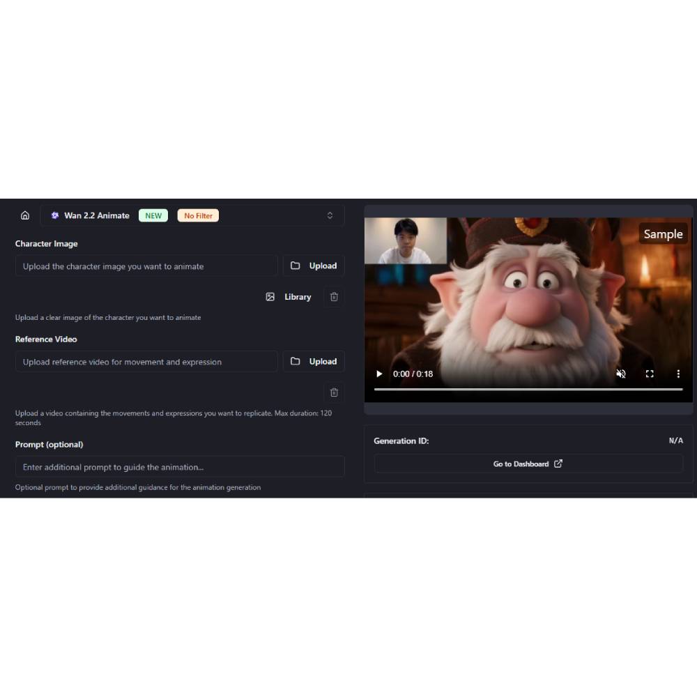 Wan Animate AI – AI Image-to-Video & Animation Generator