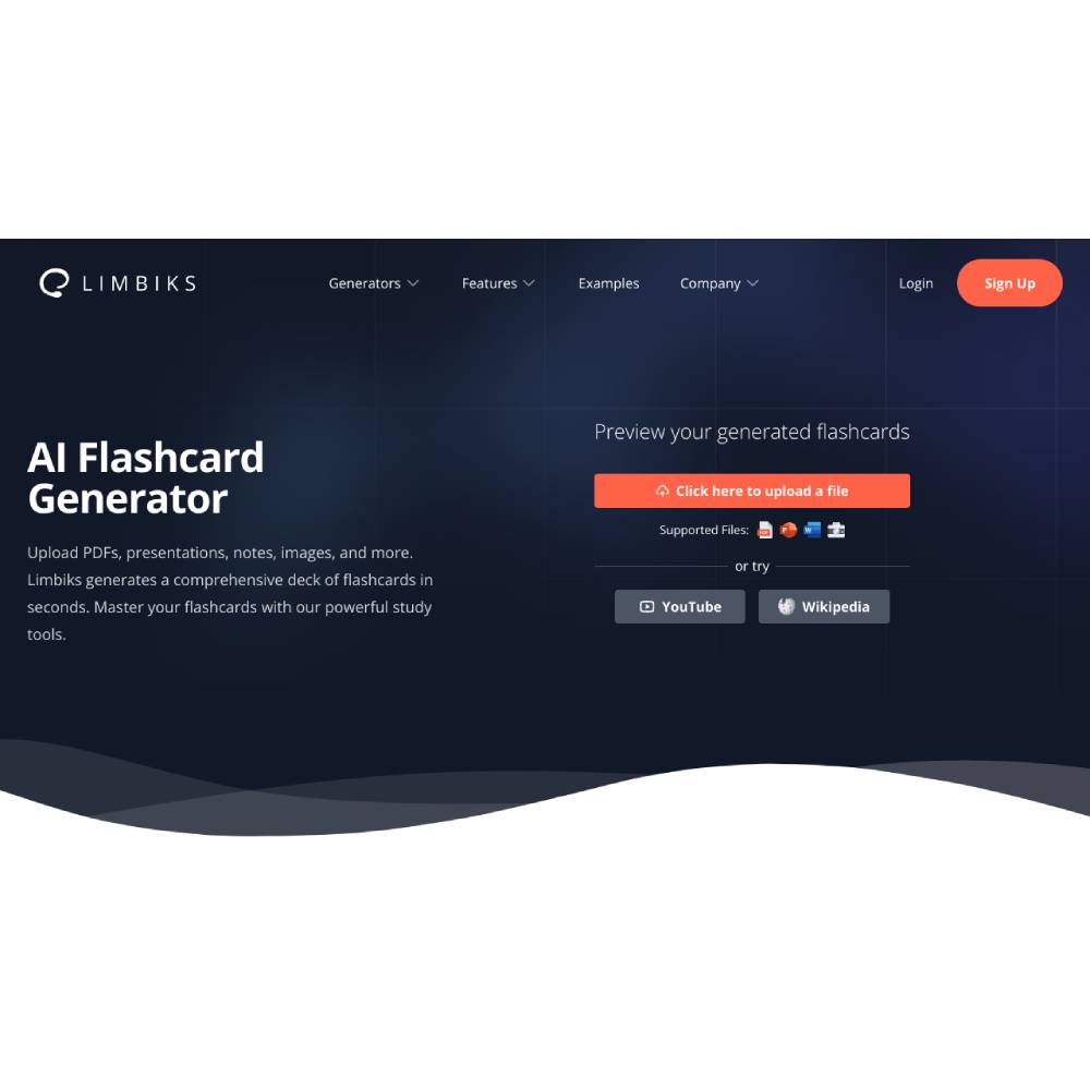 Limbiks — AI Flashcard Generator and Study Companion