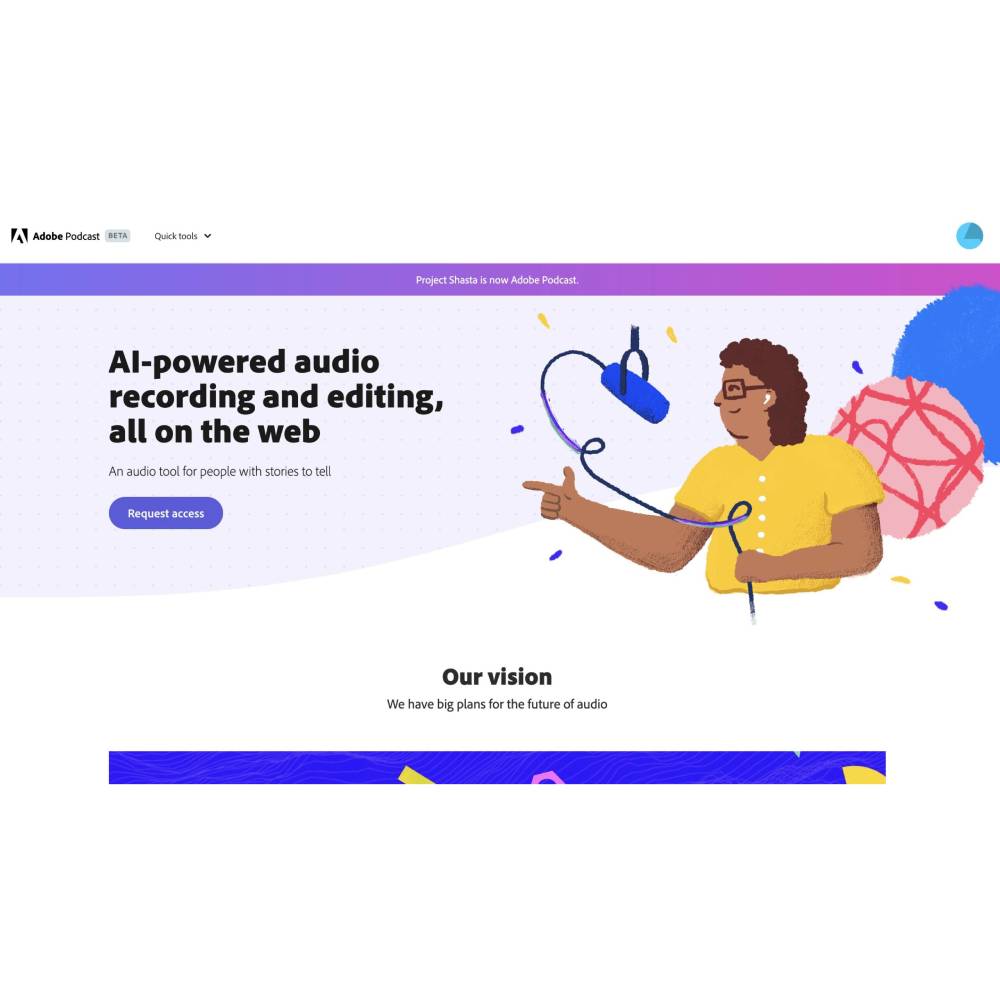 Adobe Podcast – AI Audio Editing for Professional Podcasts
