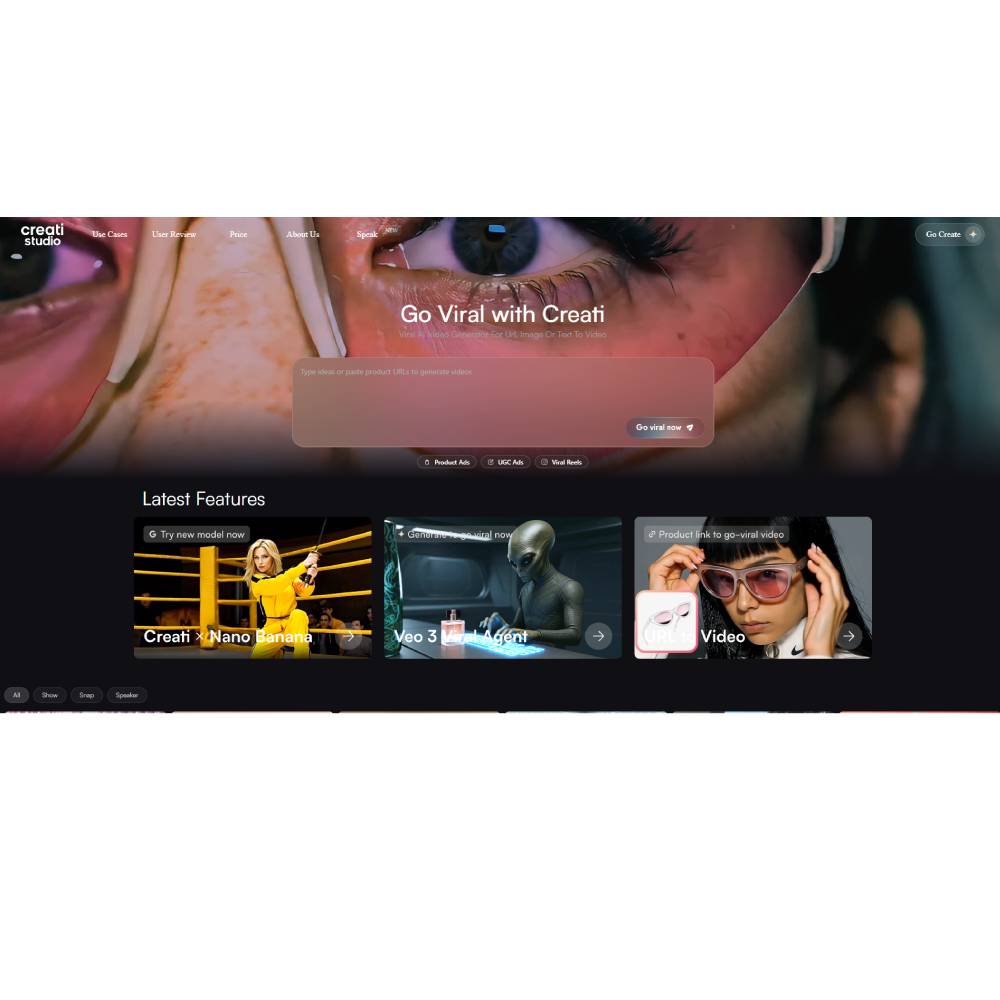 creati.studio – AI Fashion & Product Photo Generator