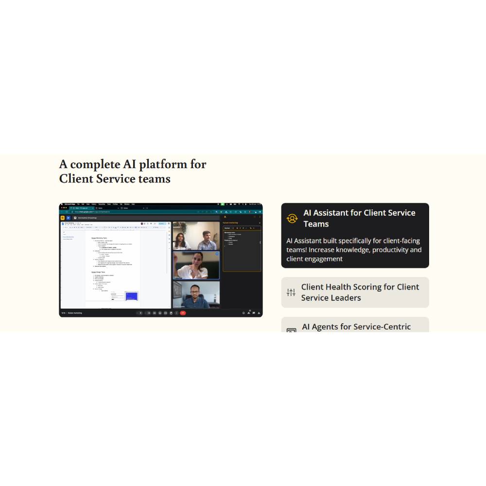 Kaizan AI – AI-Powered Client Service & Engagement Platform