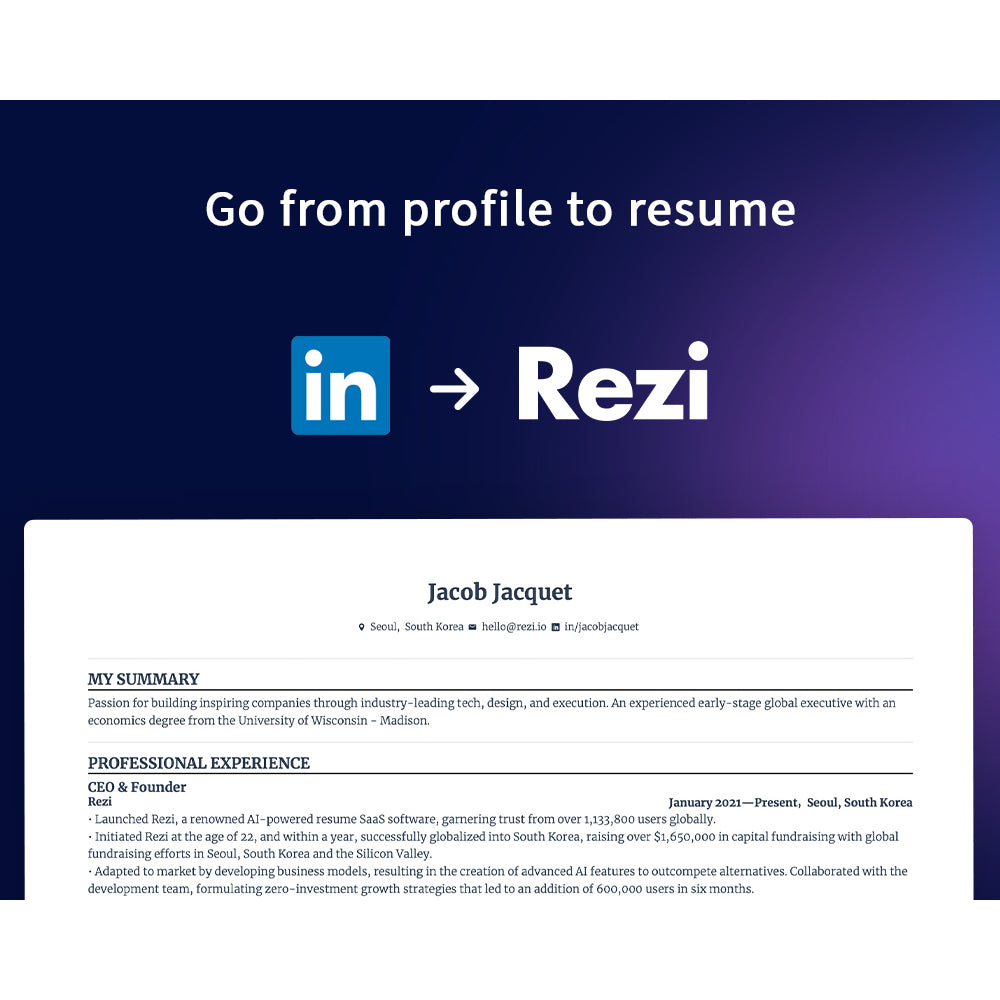 Rezi – AI Resume Builder for Job Seekers & HR