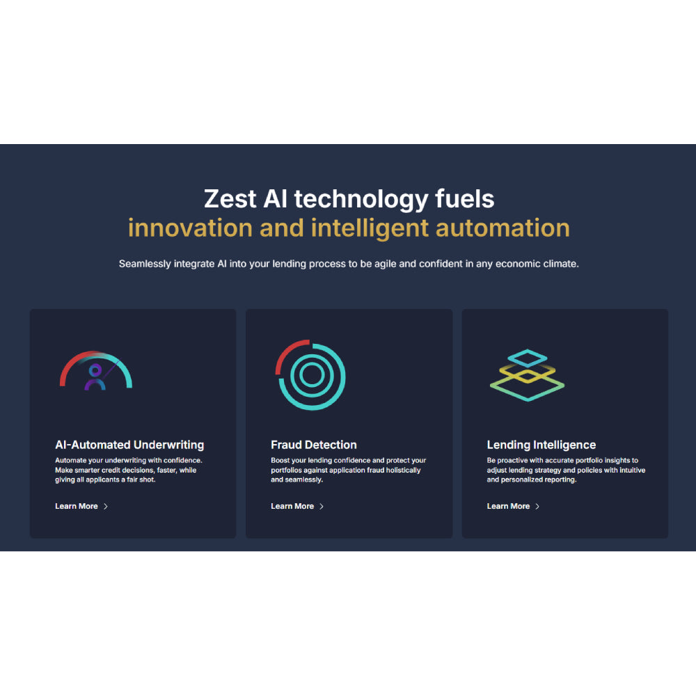 Zest AI – AI-Powered Credit Underwriting & Lending Intelligence