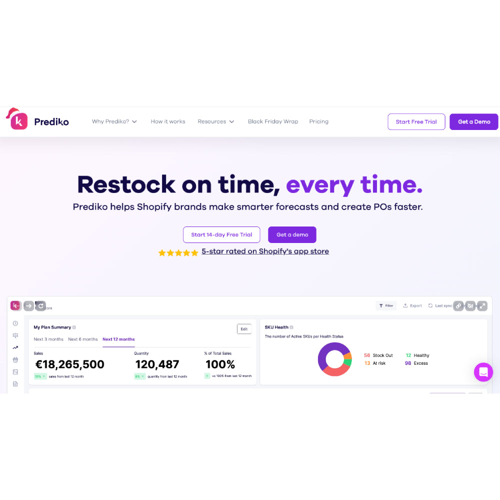 Prediko – AI-Powered Demand Forecasting & Inventory Management