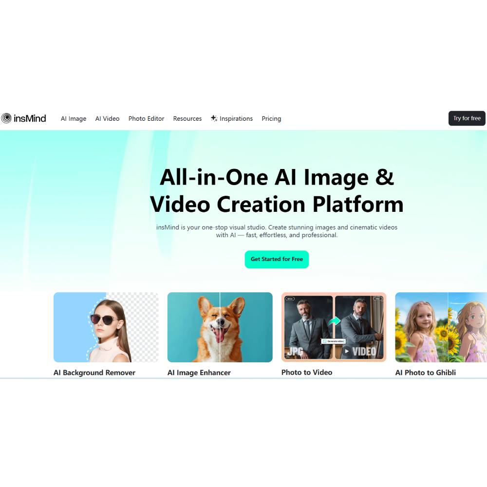 insMind – AI Image Editing, Generation & Visual Content Suite