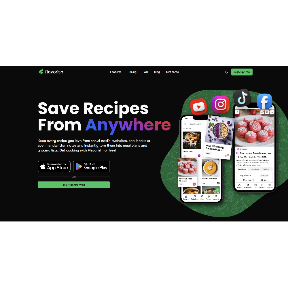 Flavorish AI — AI Powered Recipe Creation and Smart Cooking Assistant