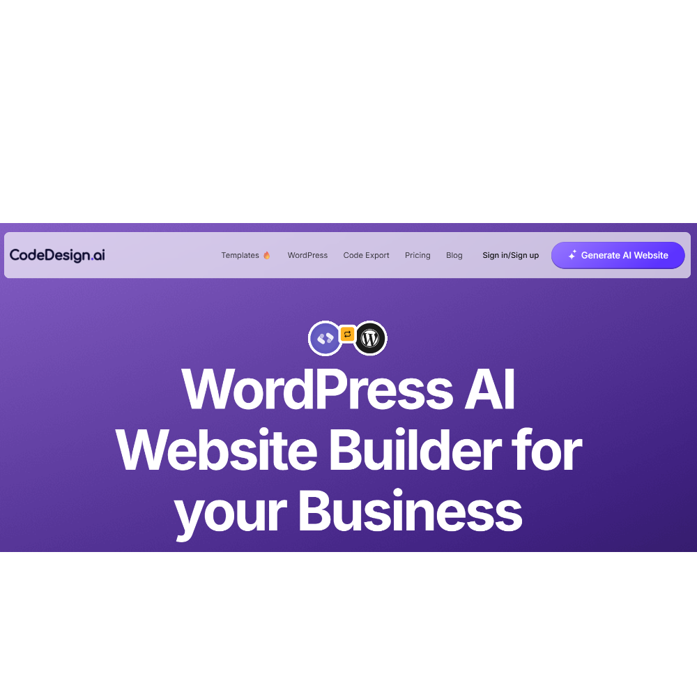 Code Design AI- AI Tool for Creating Websites