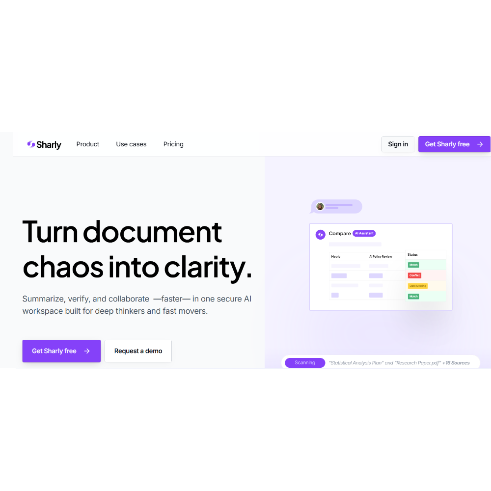 Sharly AI - AI Research Assistant