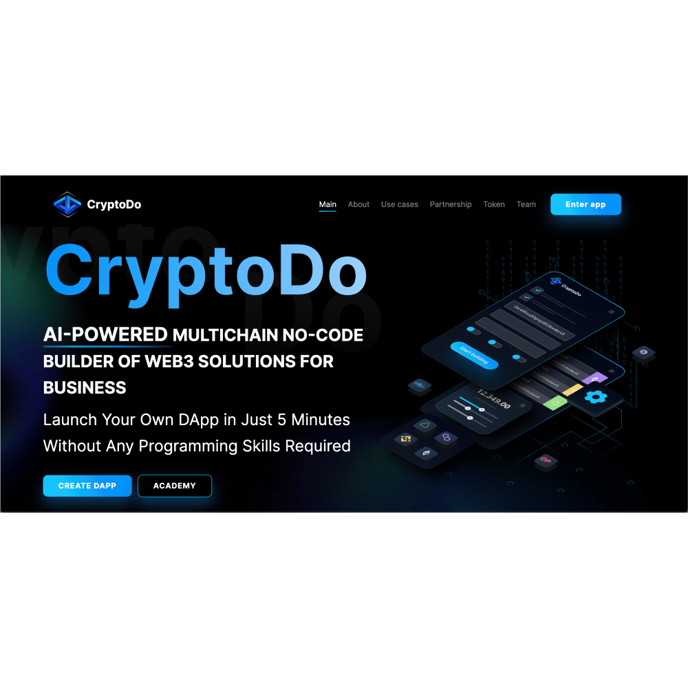CryptoDo – AI-Powered No-Code Web3 & Smart Contract Builder
