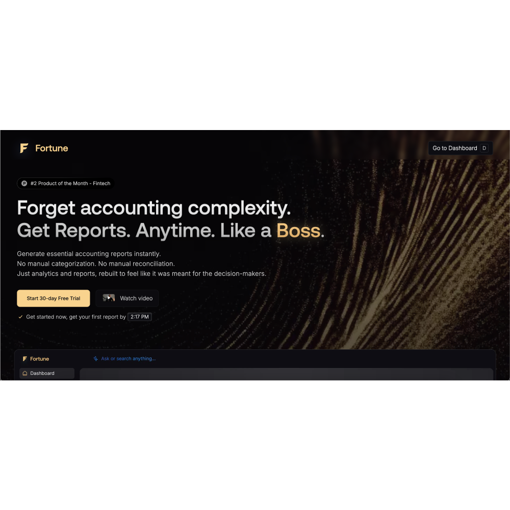 Fortune App – AI Financial Management & Accounting