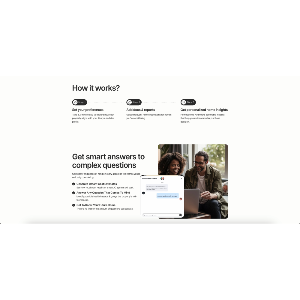 HomeScore – AI Real Estate Assistant for Smarter Property Decisions