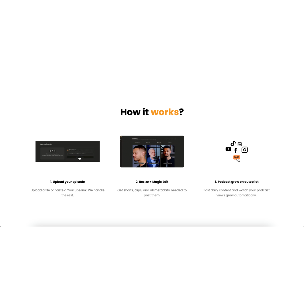 PodClips – AI Video Editing & Content Repurposing Platform