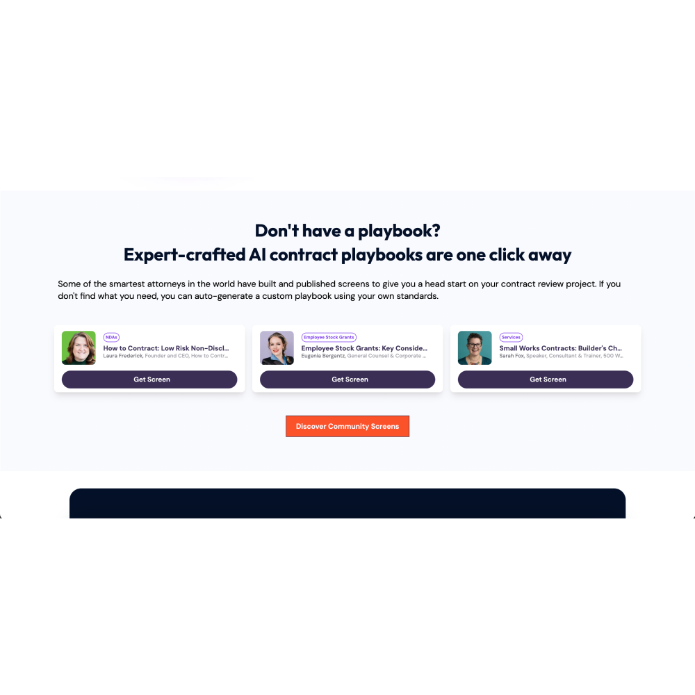 Screens AI – Smart Contract Review & Redlining Platform