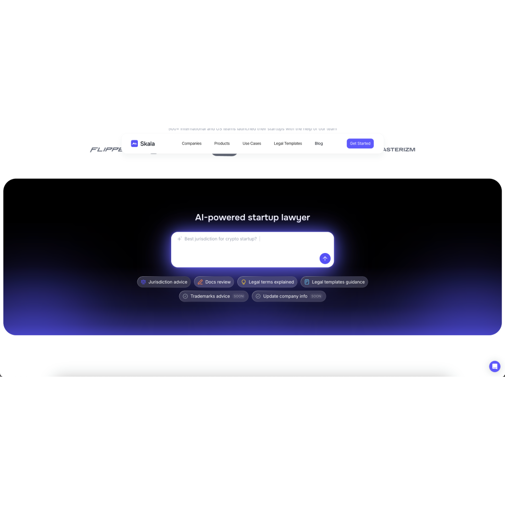 Skala – AI Legal & Company Formation Platform for Startups