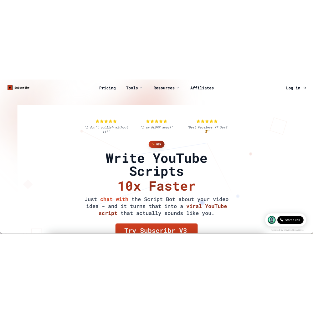 Subscribr – AI YouTube Scriptwriting & Automation