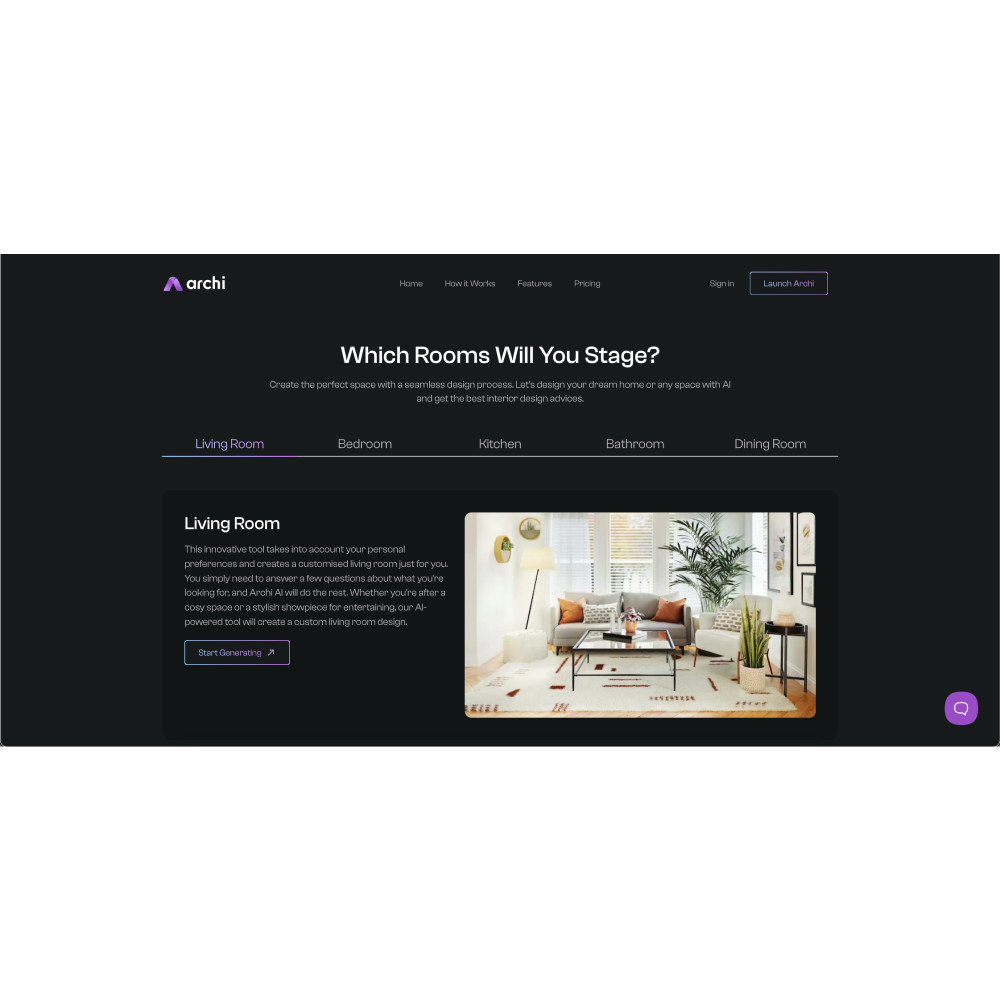 Archi AI – AI Interior & Exterior Design Tool