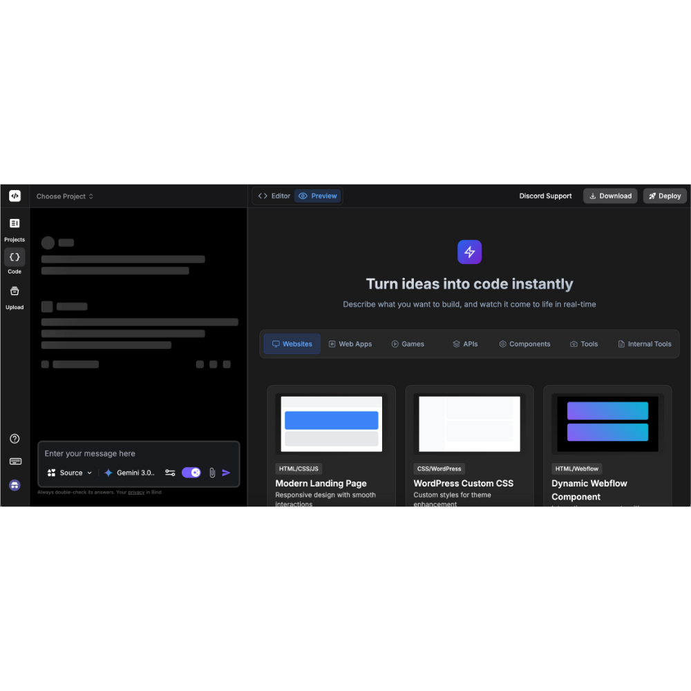 Bind AI – All-in-One AI Coding & Development Platform