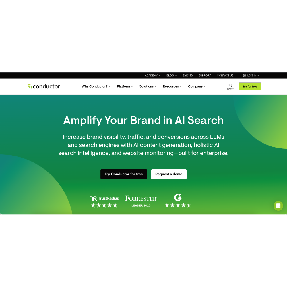 Conductor – AI-Powered Website Optimization & Intelligence Platform