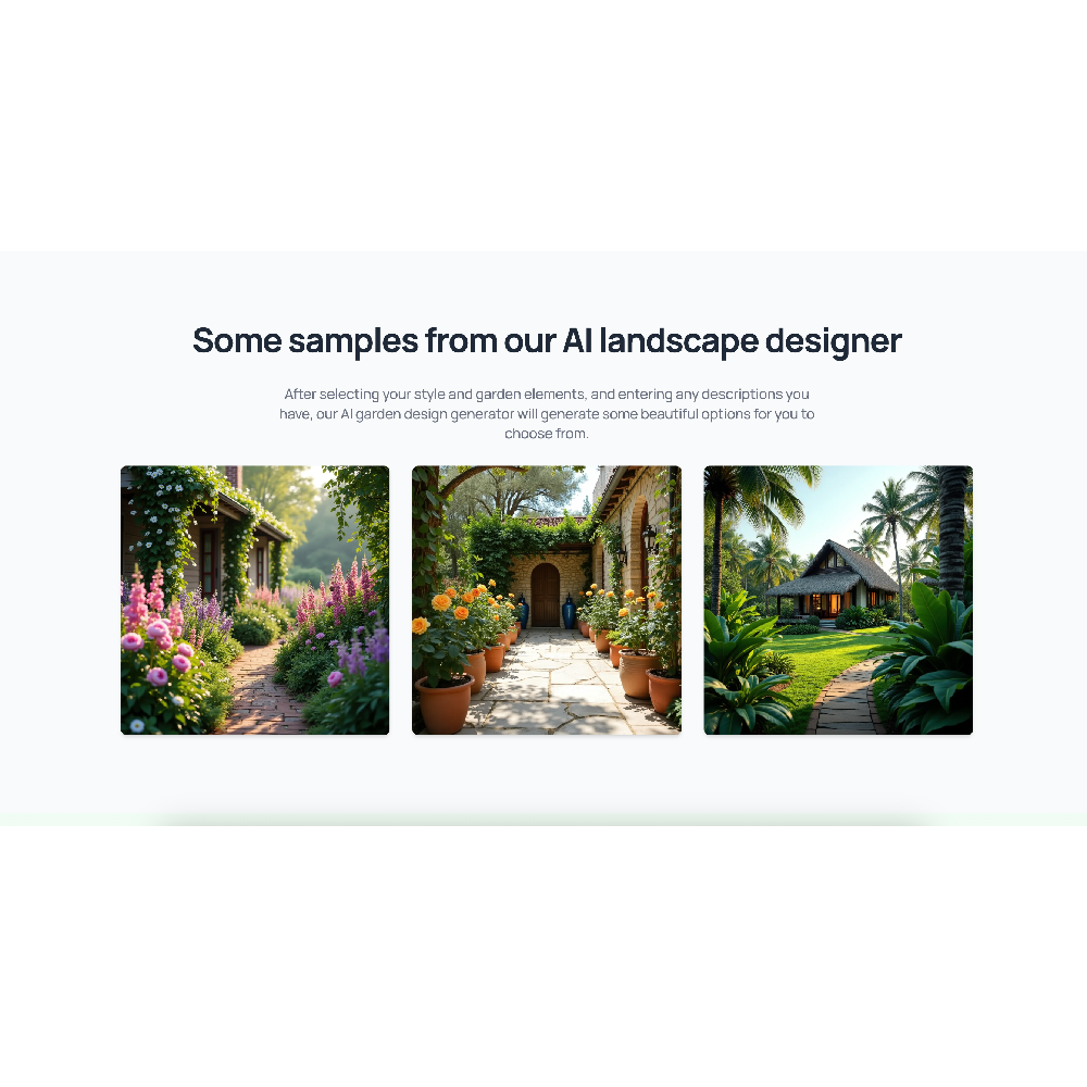 LandscapeDesignsAI – AI-Powered Landscape Design & Transformation Tool