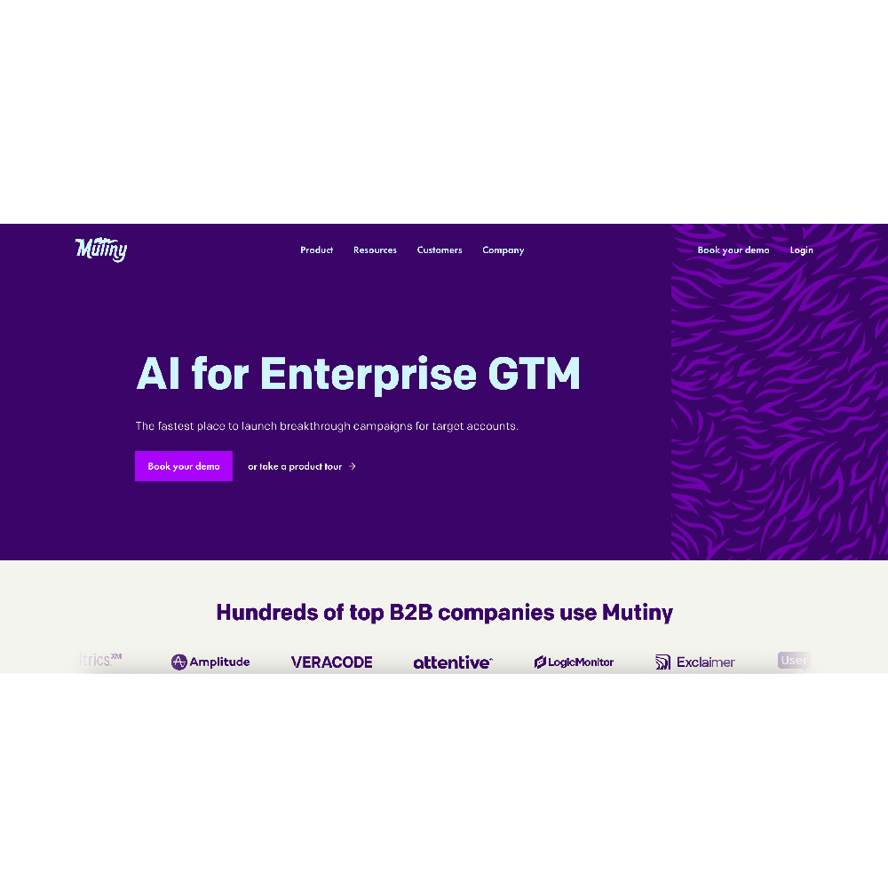 Mutiny – AI-Powered Website Personalization & ABM Platform