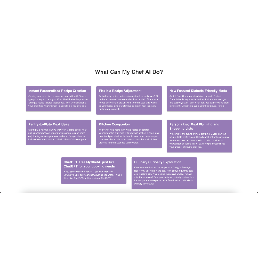 My Chef AI – Smart Recipe Generator & Meal Planner
