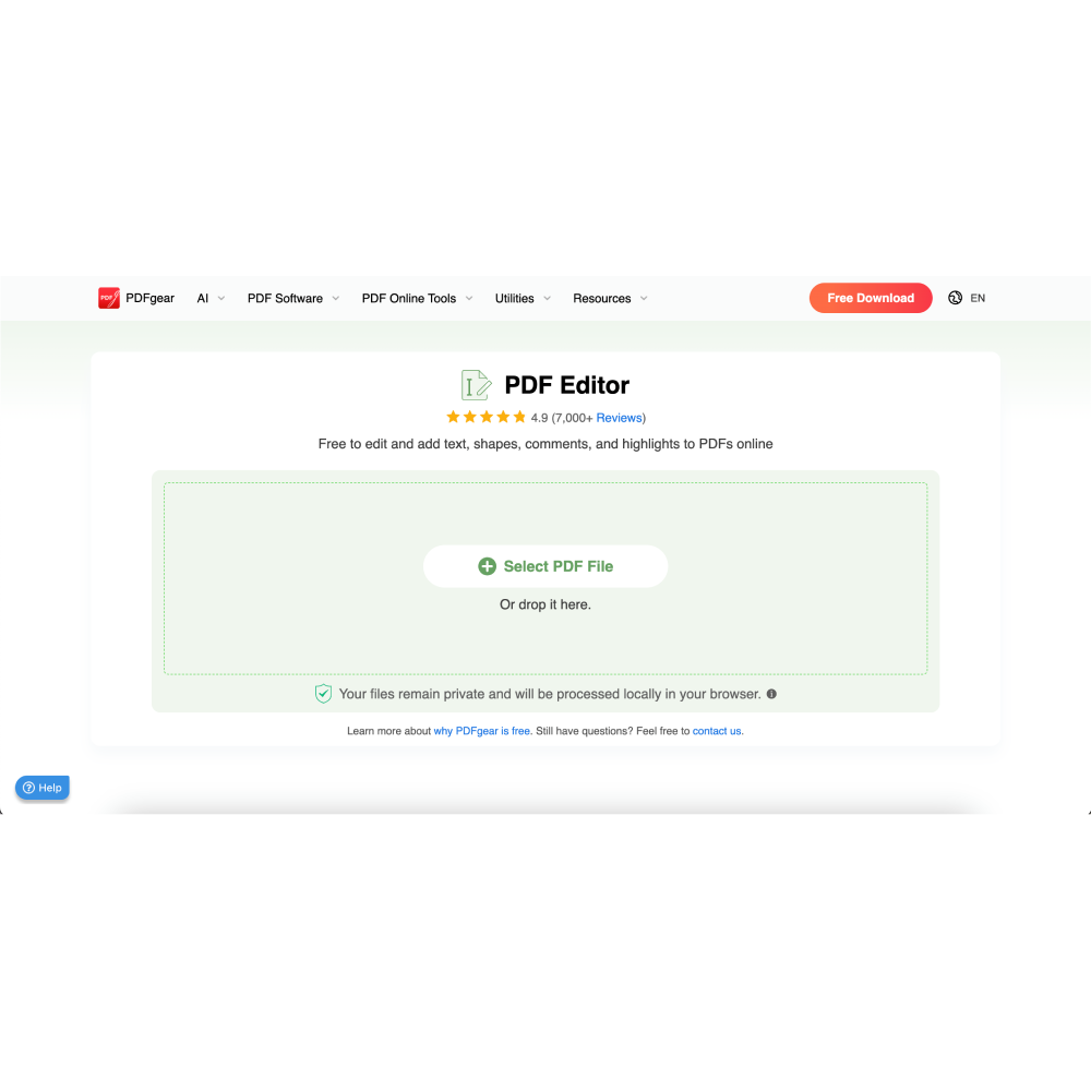 PDFgear AI – AI-Powered PDF Editor and Reader