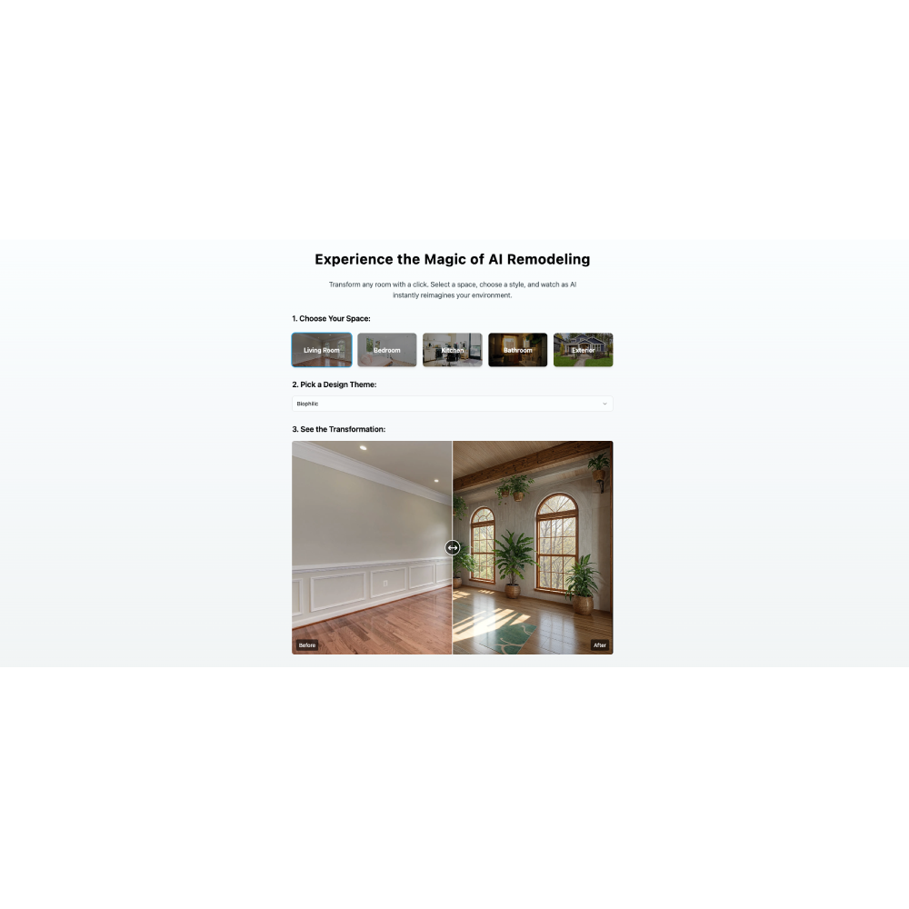 Remodeled – AI Interior Design Tool for Stunning Room Transformations