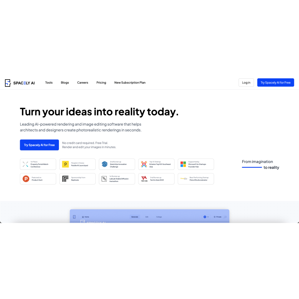Spacely AI – AI-Powered Interior Design & Architectural Rendering Tool